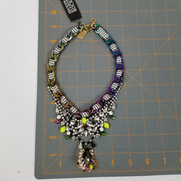 Erickson Beamon Rocks Aurora MetalNecklace Chunky - Picture 9 of 9